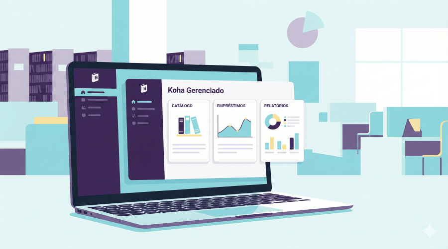 Equipe utilizando o Koha Gerenciado